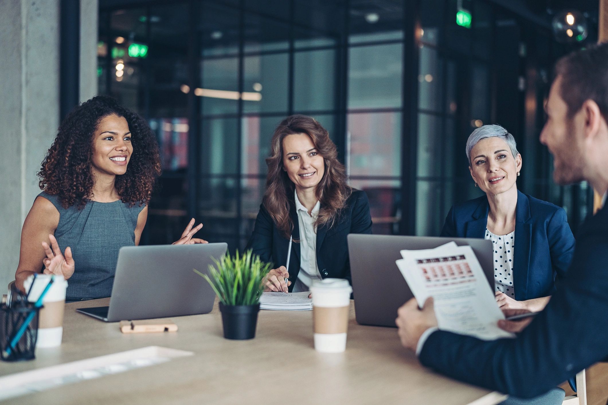 Business team in a meeting